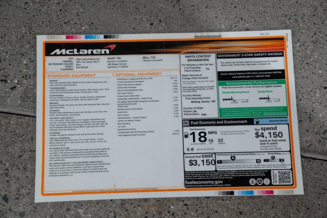 2013 McLaren MP4-12C  - 23062503 - 44
