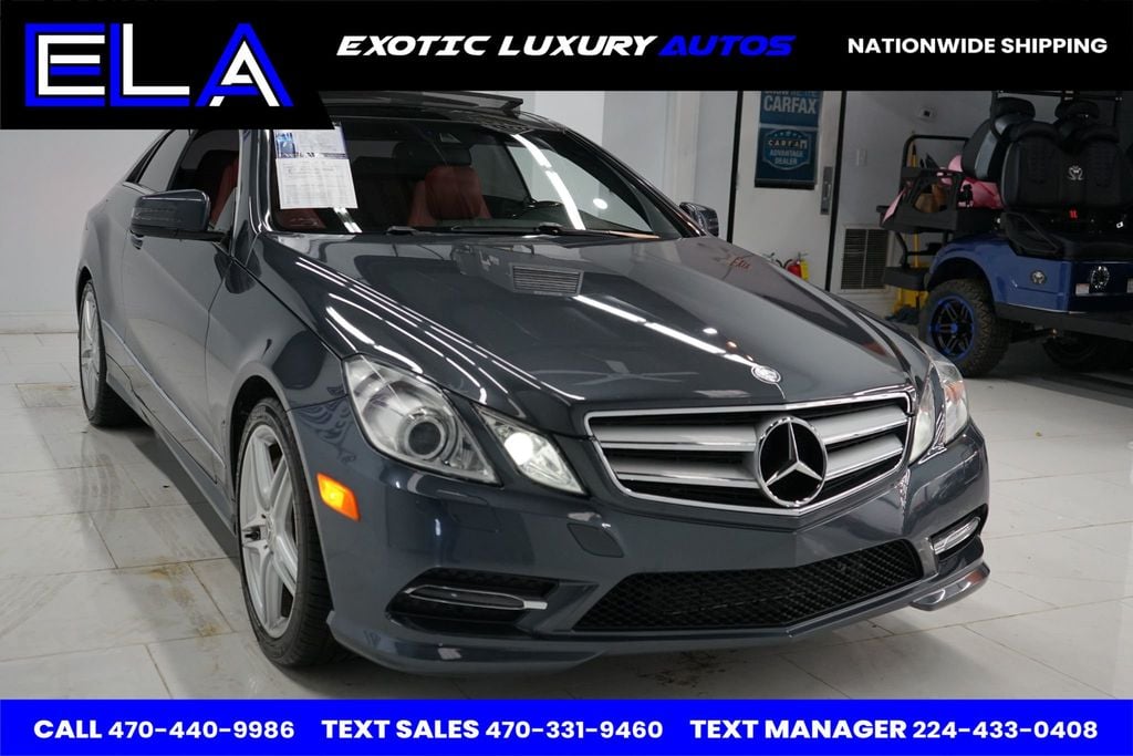 2013 Mercedes-Benz E-Class E550! COUPE! CLEAN CARFAX! RED INTERIOR! PREVIOUSLY OWNED IN FL! - 22585058 - 17