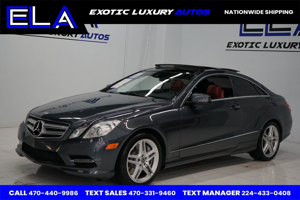 2013 Mercedes-Benz E-Class E550! COUPE! CLEAN CARFAX! RED INTERIOR! PREVIOUSLY OWNED IN FL! - 22585058 - 1