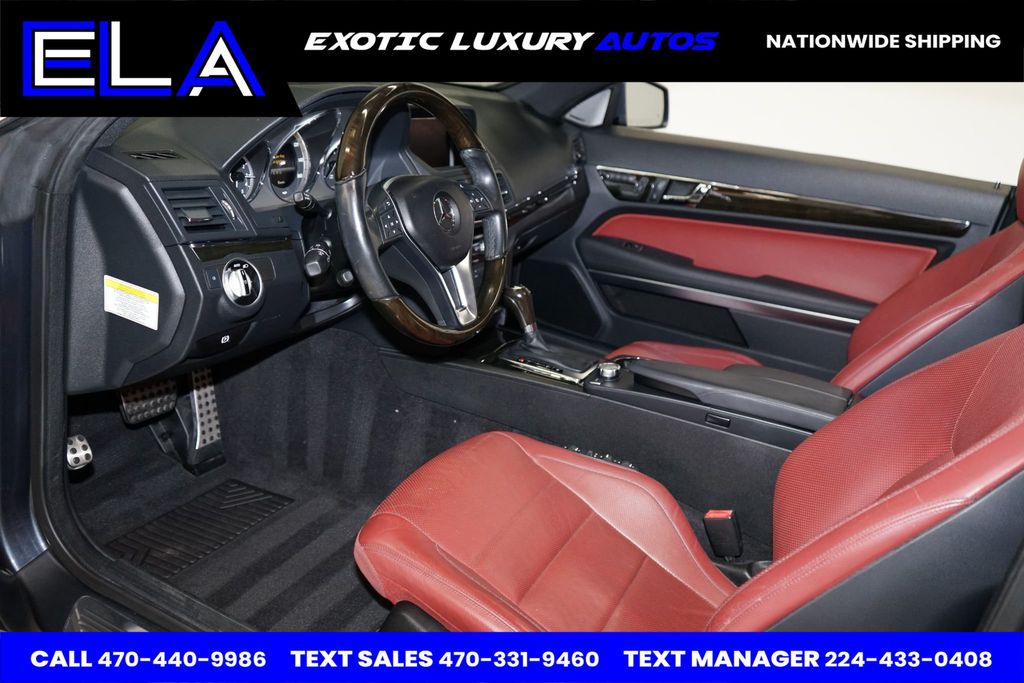 2013 Mercedes-Benz E-Class E550! COUPE! CLEAN CARFAX! RED INTERIOR! PREVIOUSLY OWNED IN FL! - 22585058 - 25