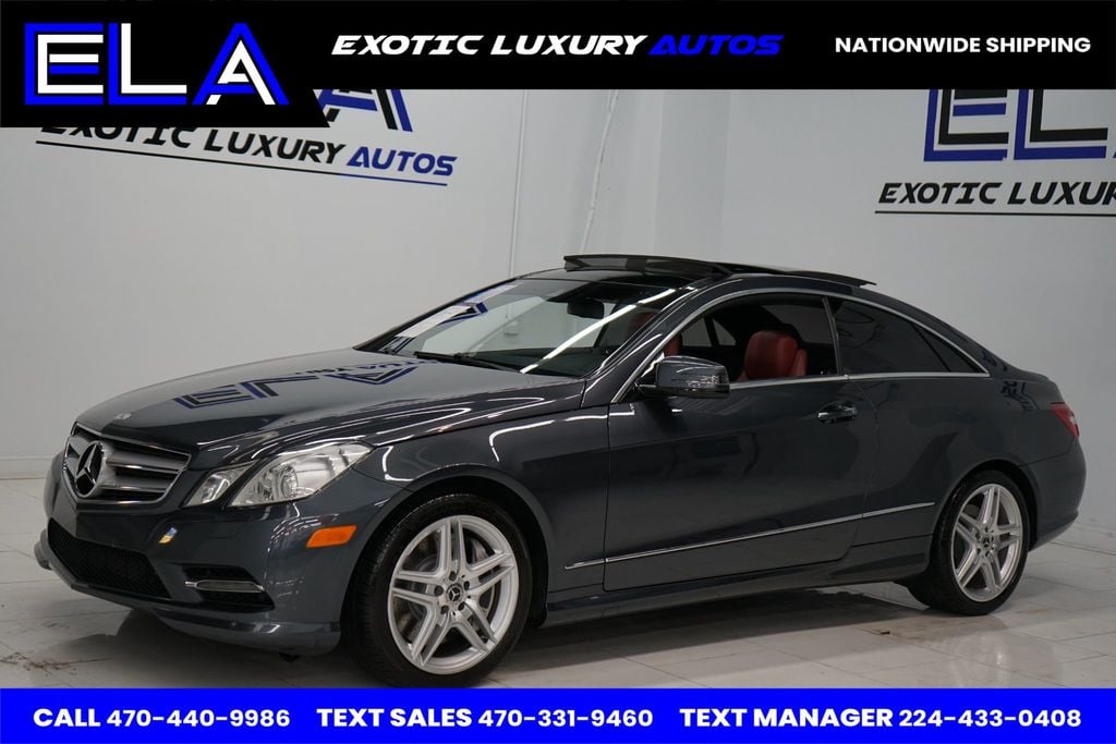 2013 Mercedes-Benz E-Class E550! COUPE! CLEAN CARFAX! RED INTERIOR! PREVIOUSLY OWNED IN FL! - 22585058 - 2