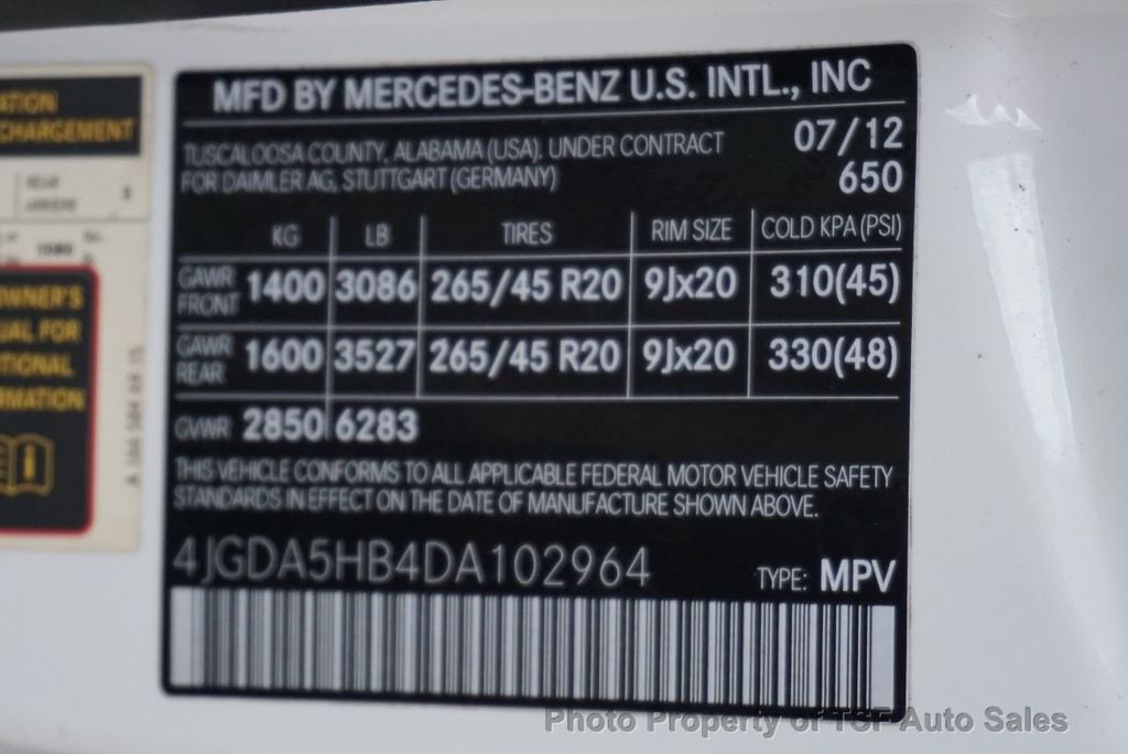 2013 Mercedes-Benz M-Class 4MATIC 4dr ML 350 NAVIGATION REAR CAMERA HEATED SEATS SUNROOF - 22190723 - 35