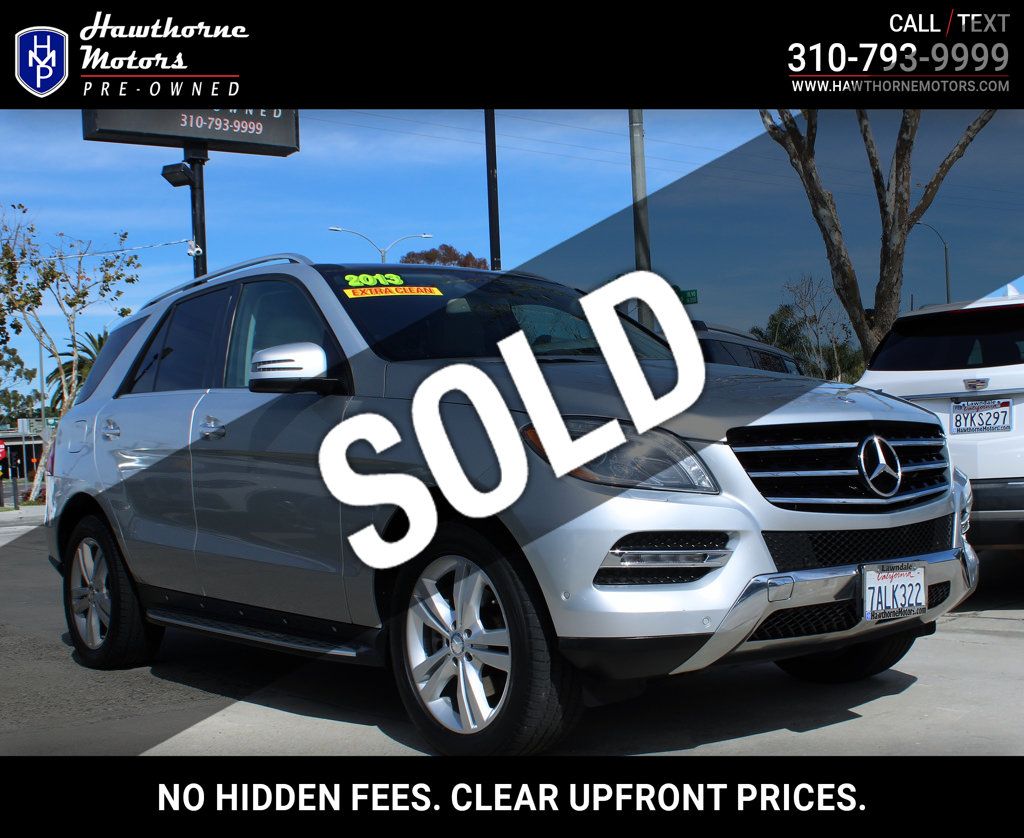 2013 Mercedes-Benz M-Class ML 350 RWD 4dr ML350 - 22987547 - 0