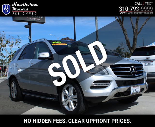 2013 Mercedes-Benz M-Class ML 350 RWD 4dr ML350 - 22987547 - 0
