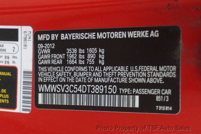 2013 MINI Cooper S Hardtop 2 Door  - 23087440 - 25