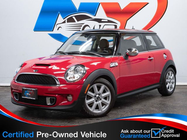 2013 MINI Cooper S Hardtop 2 Door 6-SPD MANUAL, PAN SUNROOF, HEATED SEATS, PREMIUM PKG, LEATHER - 22650097 - 0