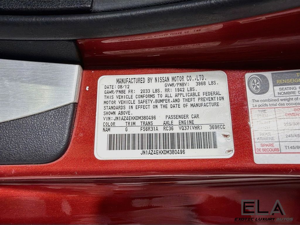 2013 Nissan 370Z 2dr Coupe Manual Touring - 23050831 - 29