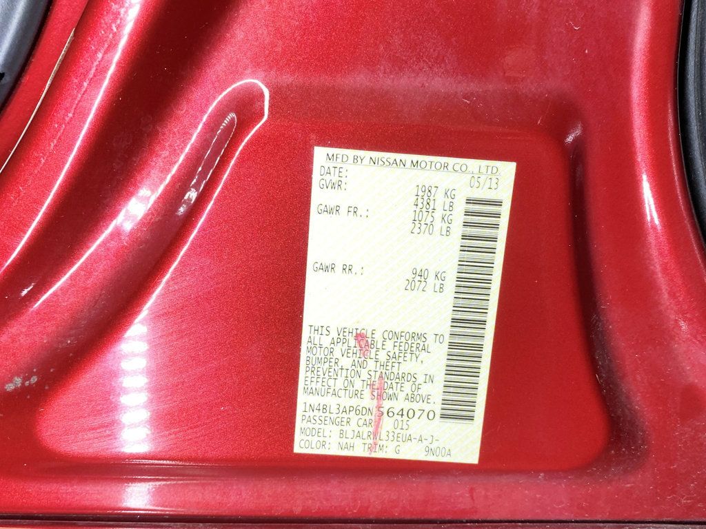 2013 Nissan Altima 4dr Sedan V6 3.5 S - 22934074 - 53