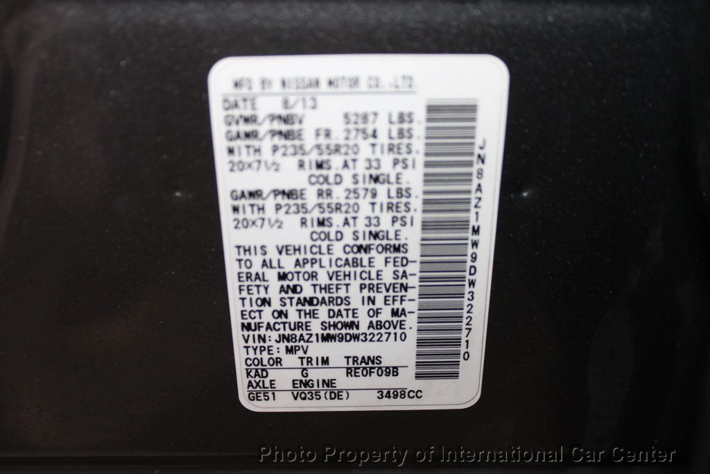 2013 Nissan Murano AWD 4dr LE - 22943958 - 32