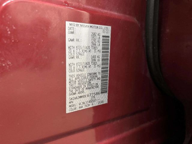 2013 Nissan Pathfinder 4WD 4dr Platinum - 22960692 - 54