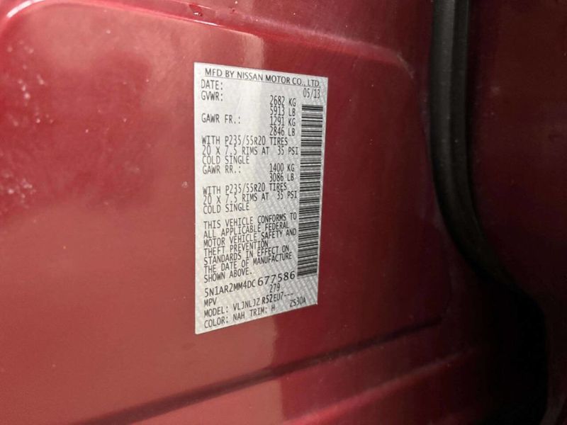 2013 Nissan Pathfinder 4WD 4dr Platinum - 22960692 - 54