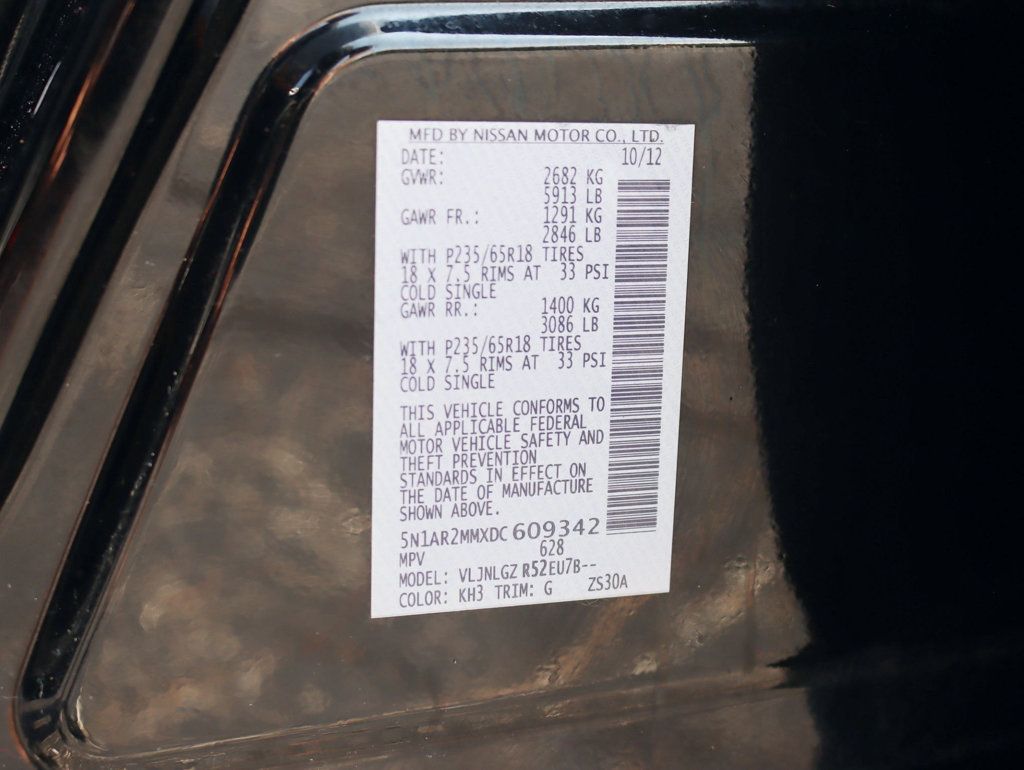 2013 Nissan Pathfinder 4WD 4dr SL - 22882290 - 35