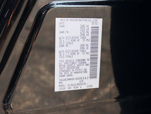 2013 Nissan Pathfinder 4WD 4dr SL - 22882290 - 35