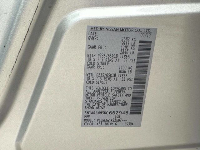 2013 Nissan Pathfinder 4WD 4dr SL - 23020809 - 26