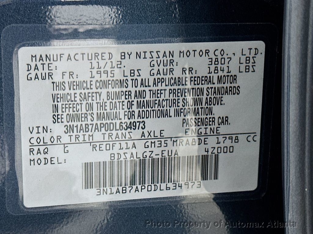 2013 Nissan Sentra SL - 22511085 - 35