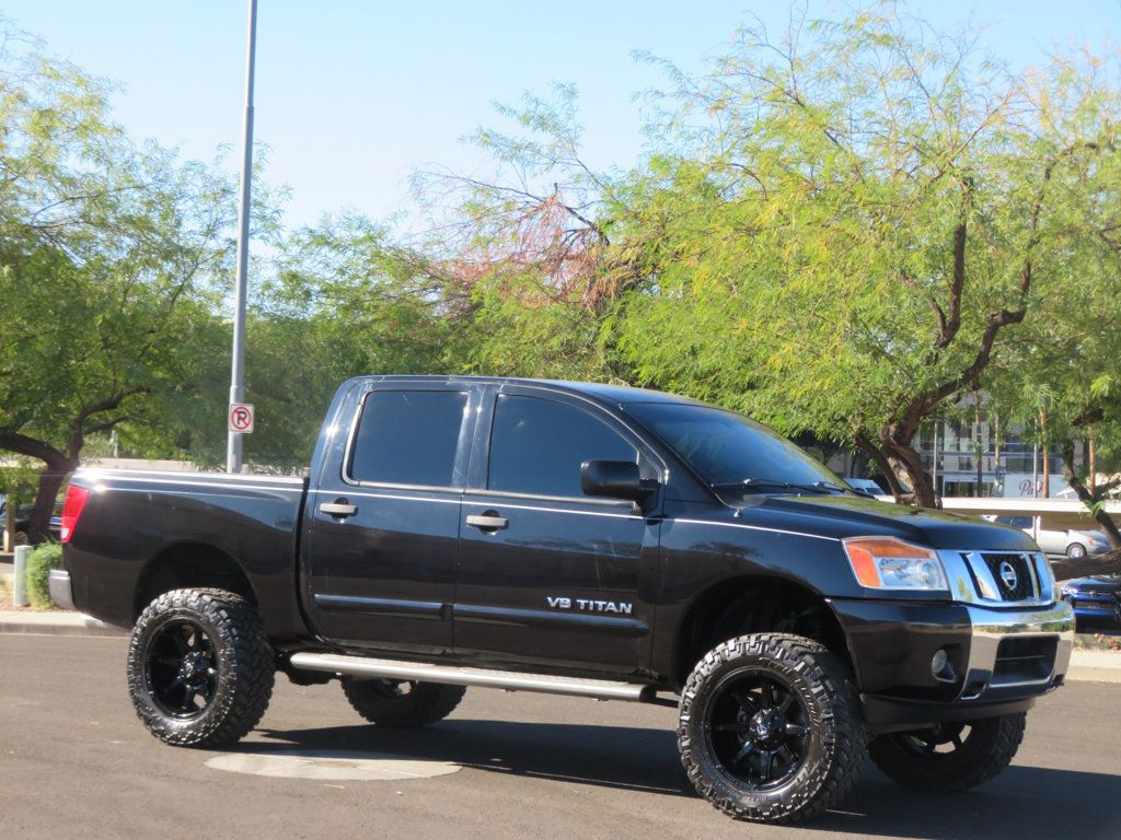 2013 Nissan Titan 4X4 LOW MILES LIFTED EXTRA CLEAN AZ TRUCK 4X4 TITAN V8  - 22672636 - 3