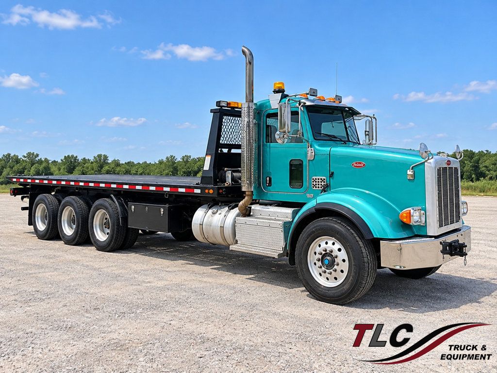 2013 Peterbilt 365 w/ JerrDan 28ft Industrial Carrier 15 Ton Tri Axle - 23094731 - 0