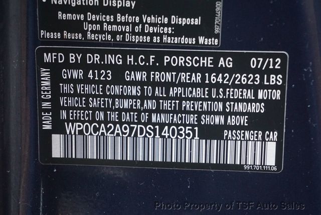 2013 Porsche 911 2dr Cabriolet Carrera - 22959523 - 53