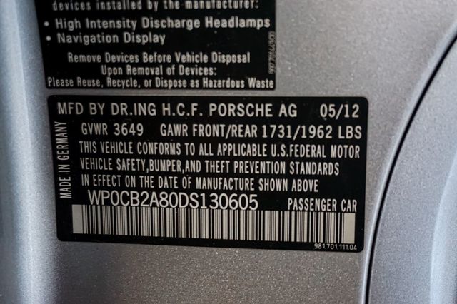 2013 Porsche Boxster *6-Speed Manual* *Sport Chrono* *Well Serviced* - 23043691 - 24