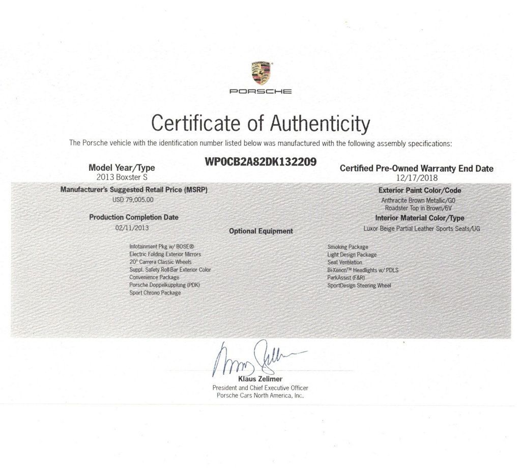 2013 Porsche Boxster S  - 23082478 - 94