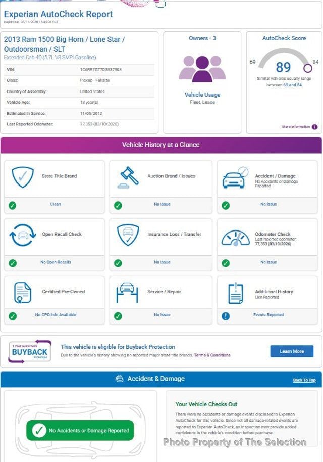 2013 Ram 1500 4WD QUAD CAB BIGHORN W/LUXURY PACKAGE - 22999026 - 12