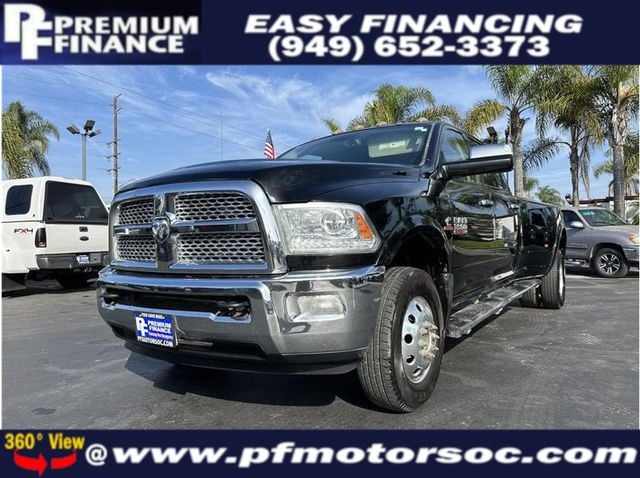 2013 Ram 3500 Crew Cab LARAMIE DUALLY 4X4 DIESEL NAV BACK UP CAM CLEAN - 22630321 - 0