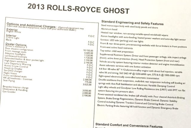 2013 Rolls-Royce Ghost 4dr Sedan - 15445047 - 4