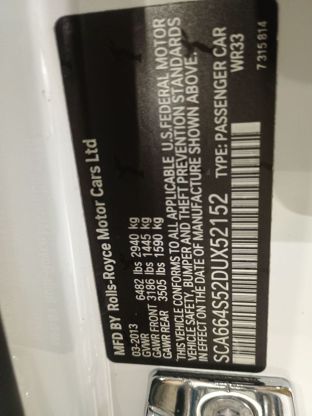 2013 Rolls-Royce Ghost 4dr Sedan Clean Carfax Florida Car - 22971168 - 69