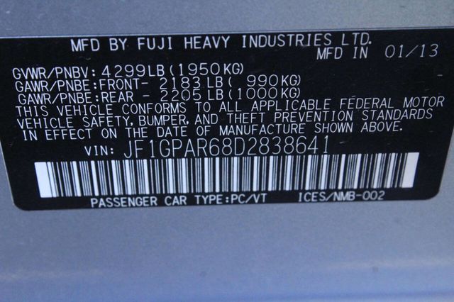 2013 Subaru Impreza Wagon 5dr Automatic 2.0i Sport Limited - 23002642 - 8