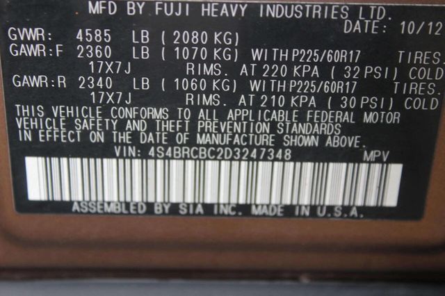 2013 Subaru Outback 4dr Wagon H4 Automatic 2.5i Premium - 23021999 - 8