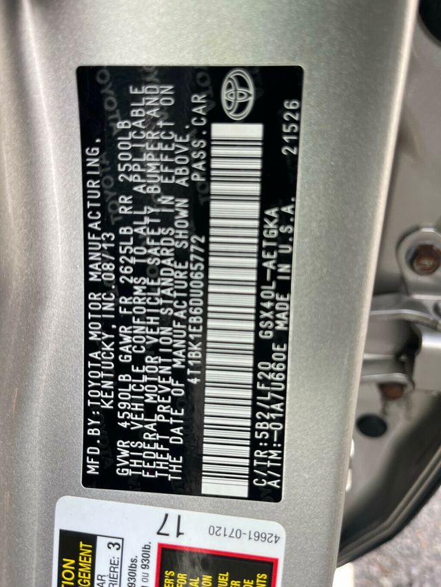 2013 Toyota Avalon 4dr Sedan XLE - 22949216 - 29