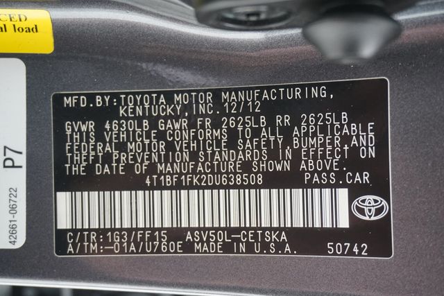 2013 Toyota Camry  - 22997059 - 28