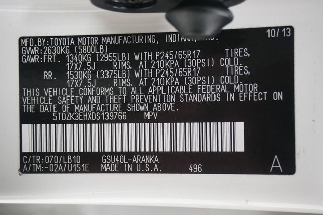 2013 Toyota Highlander  - 22990299 - 33