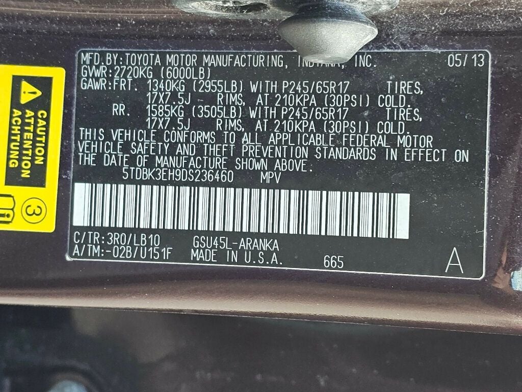 2013 Toyota Highlander Base Hybrid photo 39