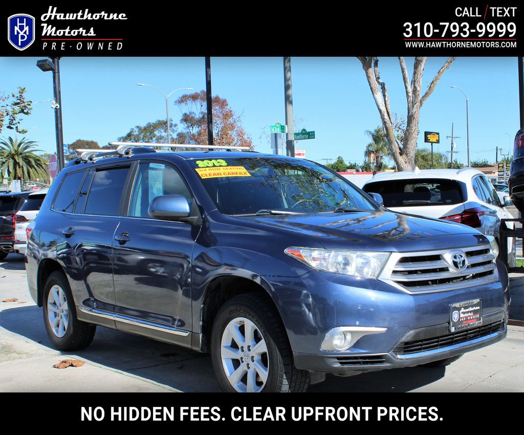 2013 Toyota Highlander FWD 4dr V6 SE - 22963618 - 0