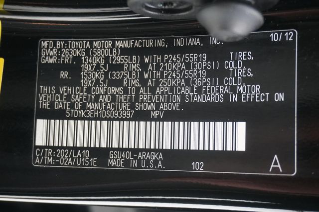 2013 Toyota Highlander Limited - 22999178 - 33