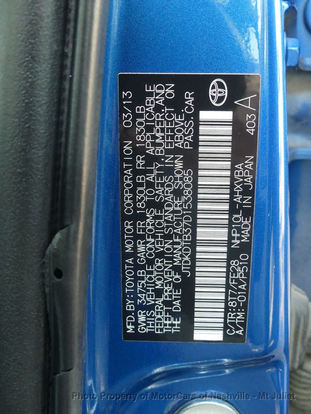 2013 Toyota Prius c 5dr Hatchback One - 23088253 - 37