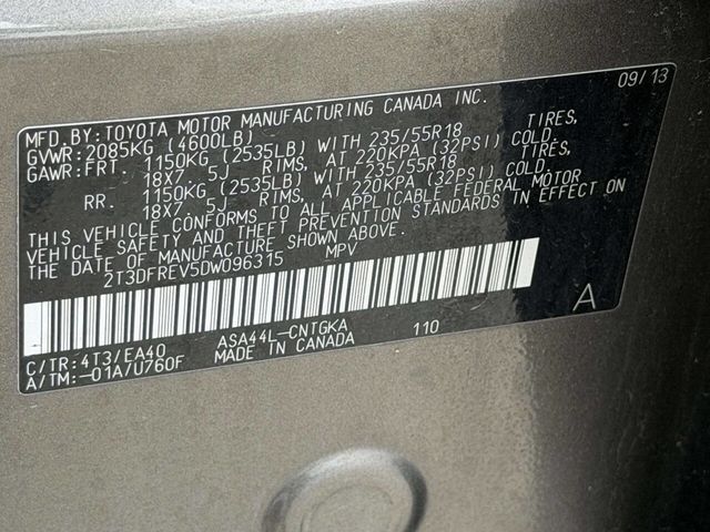 2013 Toyota RAV4 AWD 4dr Limited - 23005606 - 22