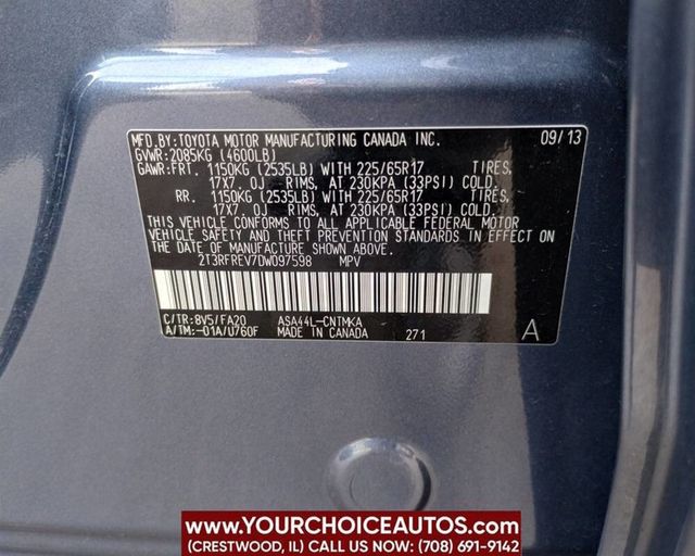 2013 Toyota RAV4 AWD 4dr XLE - 22925818 - 40