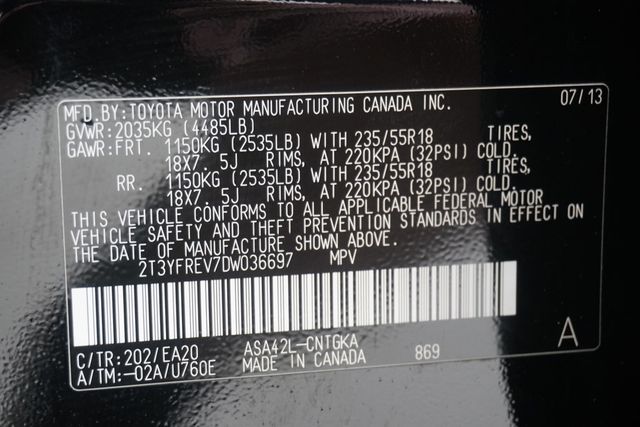 2013 Toyota RAV4 FWD 4dr Limited - 23032243 - 32