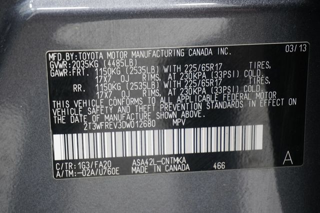 2013 Toyota RAV4 FWD 4dr XLE - 23001710 - 27