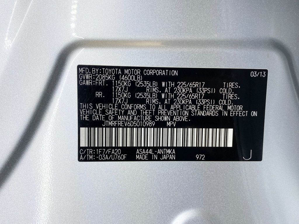 2013 Toyota RAV4 XLE - 22671474 - 43