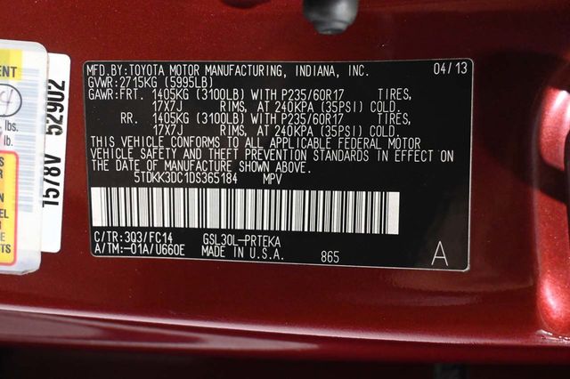 2013 Toyota Sienna LE Mobility Handicap Van - 23083282 - 31