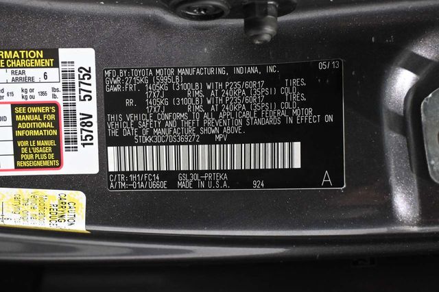 2013 Toyota Sienna LE Mobility Handicap Van - 23094920 - 29