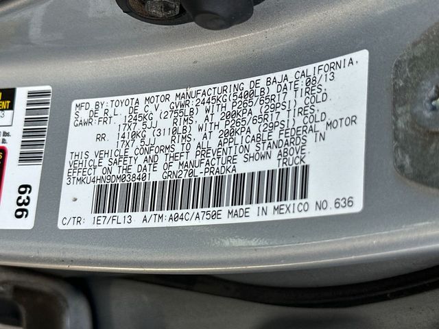 2013 Toyota Tacoma 2WD Double Cab LB V6 Automatic PreRunner - 23049131 - 20