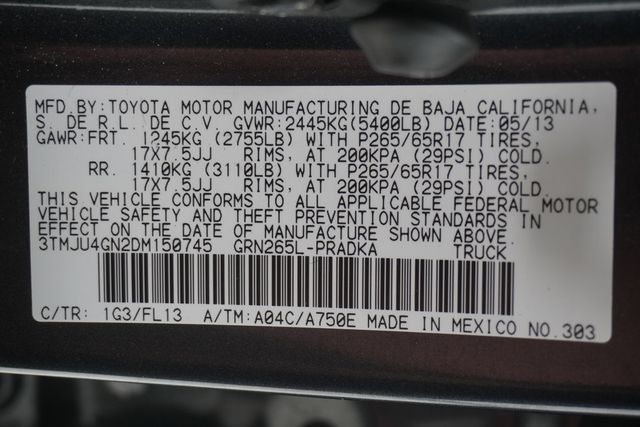 2013 Toyota Tacoma 2WD Double Cab V6 Automatic PreRunner - 22997064 - 26