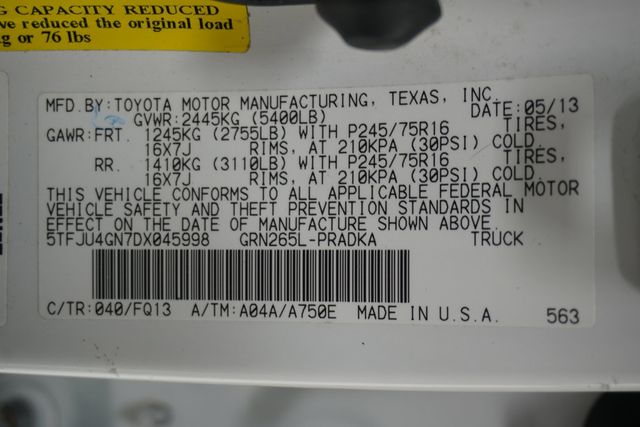 2013 Toyota Tacoma 2WD Double Cab V6 Automatic PreRunner - 23020453 - 25