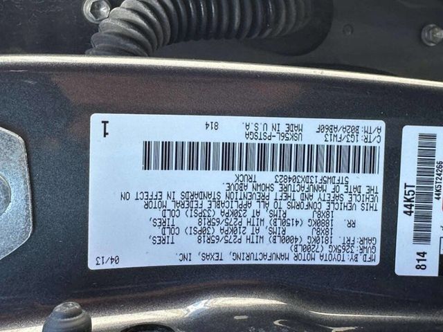2013 Toyota Tundra CrewMax 5.7L FFV V8 6-Spd AT (Natl) - 23036127 - 36