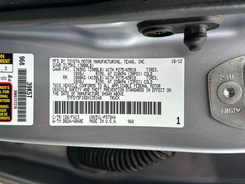 2013 Toyota Tundra CrewMax 5.7L V8 6-Spd AT (Natl) - 22966476 - 20