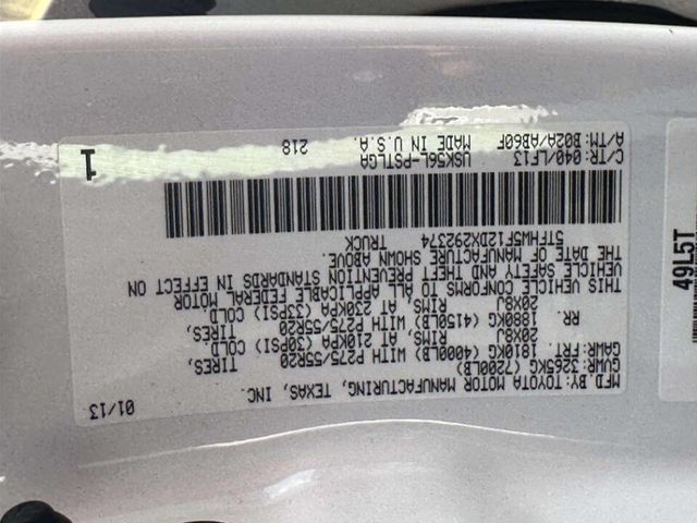 2013 Toyota Tundra Limited 4x4 4dr CrewMax Cab Pickup SB (5.7L V8 FFV) - 23038748 - 24